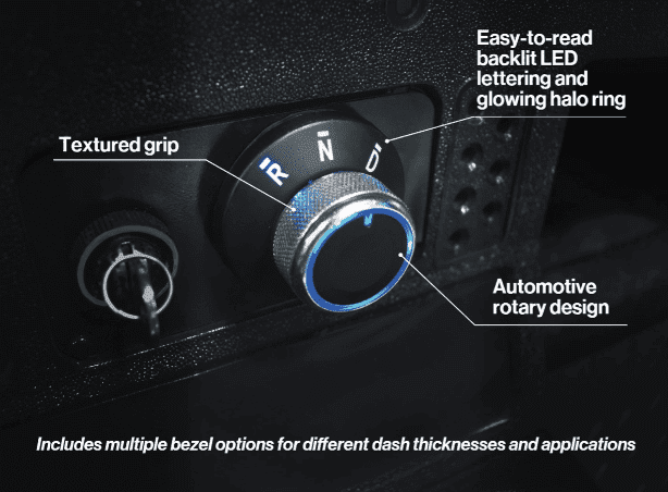 Picture of Rotary Forward & Reverse Switch with LED Backlighting