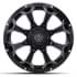 Picture of 15x7 GTW® Raven Off-Road Matte Black Wheel, Picture 2
