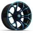 Picture of 15 GTW® Spyder Wheel –Black with Blue, Picture 1