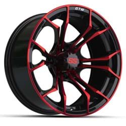 Picture of 15? GTW® Spyder Wheel –Black with Red