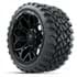 Picture of Set of (4) 15? GTW Bravo Matte Black Wheels with 23x10-R15 Nomad All-Terrain Tires, Picture 1