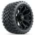 Picture of Set of (4) 15? GTW Raven Matte Black Wheels with 23x10-R15 Nomad All-Terrain Tires, Picture 3