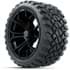 Picture of Set of (4) 15? GTW Spyder Matte Black Wheels with 23x10-R15 Nomad All-Terrain Tires, Picture 1