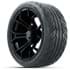 Picture of Set of (4) 15? GTW Spyder Matte Black Wheels with 215/40-R15 Fusion GTR Street Tires, Picture 1