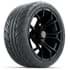Picture of Set of (4) 15? GTW Spyder Matte Black Wheels with 215/40-R15 Fusion GTR Street Tires, Picture 3