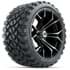 Picture of Set of (4) 15? GTW Spyder Machined/Black Wheels with 23x10-R15 Nomad All-Terrain Tires, Picture 2
