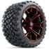 Picture of Set of (4) 15? GTW Spyder Red/Black Wheels with 23x10-R15 Nomad All-Terrain Tires, Picture 3
