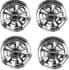Picture of GTW 8 inch Golf Cart Wheel Covers - Set of 4, Picture 1
