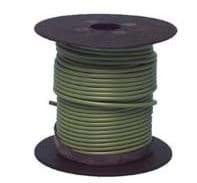 Picture of 14 gauge bulk primary wire. 100' spool. Green