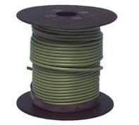 Picture of 16 gauge bulk primary wire. 100' spool. Green.