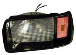 Picture of Passenger side headlight assembly, black