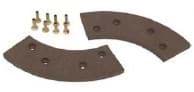 Picture of Replacement brake lining set. Includes 2 linings and rivets. (2/Set)