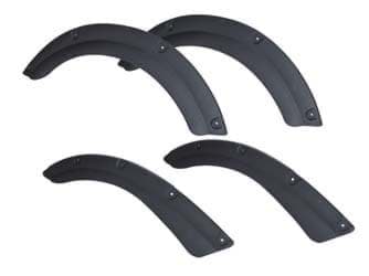 Picture of Fender flare set with mounting hardware, black plastic (4/Pkg)