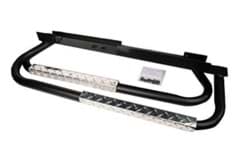 Picture of Jake's Nerf Bar Set, Black With Diamond Plate Inlay