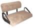 Picture of Imitation sheepskin seat cover, tan, Picture 1