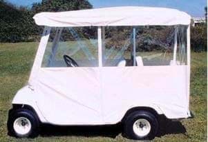 Picture of Enclosure, three sided, for 4-passenger car, ivory