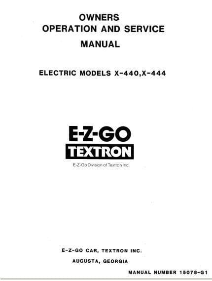 Picture of MANUAL-MAINTENANCE-ELE-1965-79