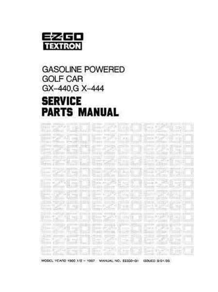 Picture of MANUAL-PARTS-GAS-1987
