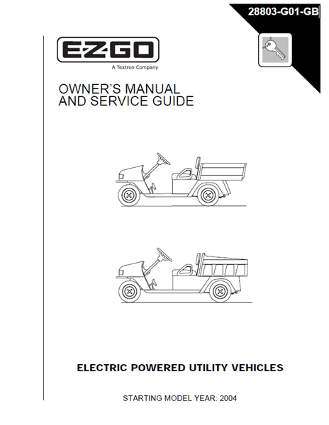 Picture of 2004 – E-Z-GO – OM - All elec/utility