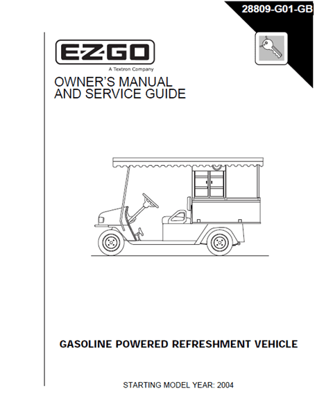 Picture of 2004 – E-Z-GO – REFRESHER®-1200 - OM - GAS
