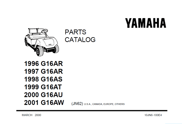 Picture of 1996 - Yamaha - G16 - AP - PC - GAS