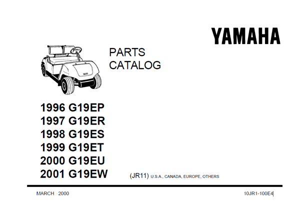 Picture of 1996 - Yamaha - G19 - EP - PC - All elec/utility