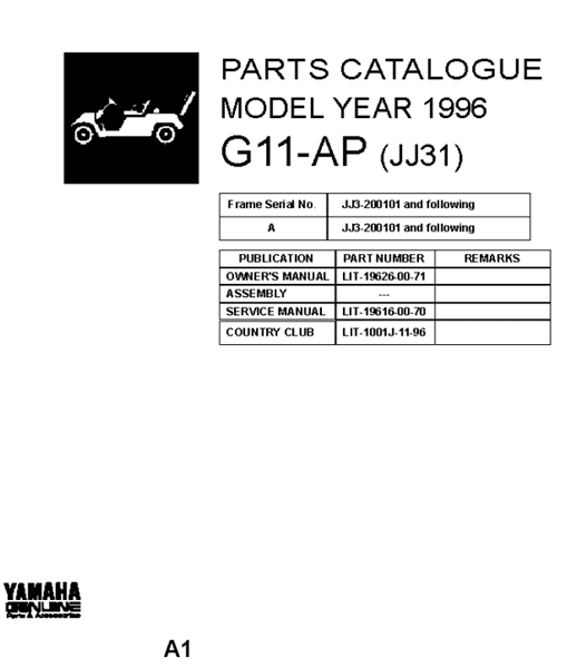 Picture of 1996 - Yamaha - G11 - AS - GAS