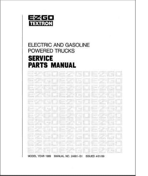 Picture of MANUAL-PARTS-ELE/2CYC-1989-91