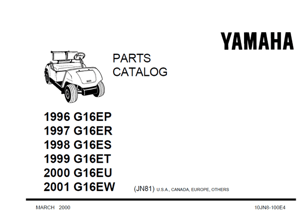 Picture of 1999 - Yamaha - G16ET - PC - All elec/utility