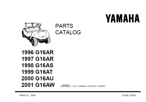 Picture of 2000 - Yamaha - G16AU - PC - GAS
