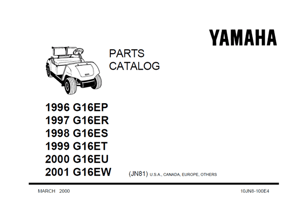 Picture of 2000 - Yamaha - G16EU - PC - All elec/utility