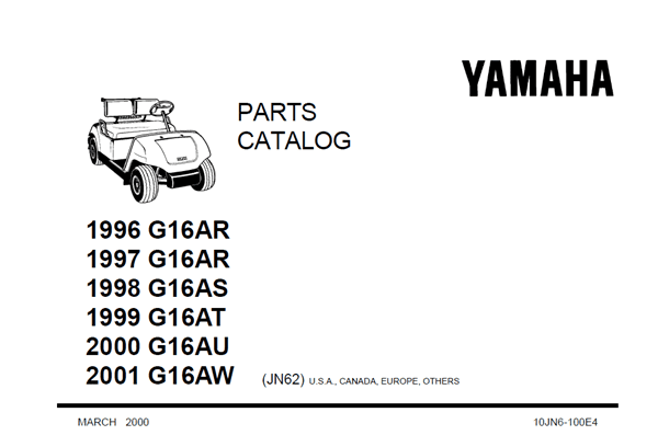 Picture of 2001 - Yamaha - G16AW - PC - GAS