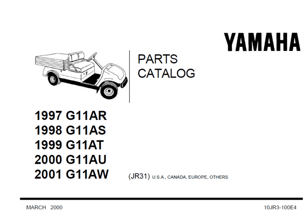 Picture of 2001 - Yamaha - UTILITY - G11AW - PC - GAS