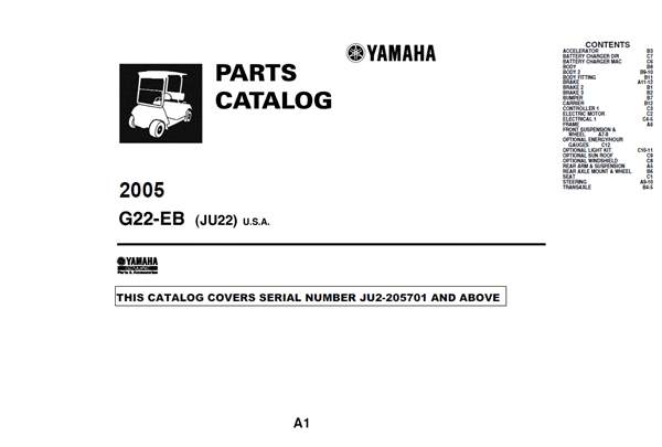 Picture of 2005 - Yamaha - G22EB - PC - GAS