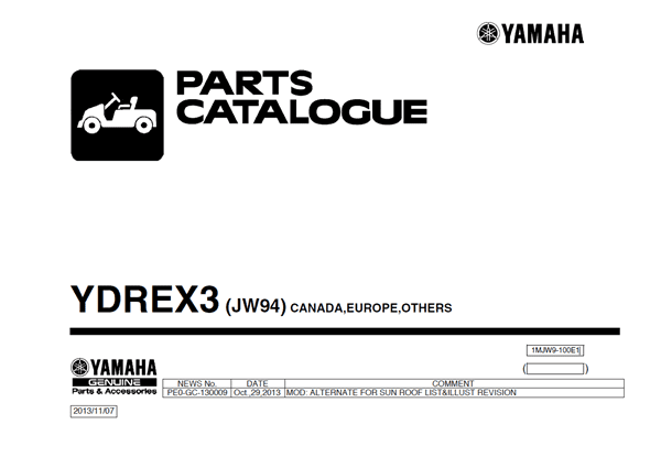 Picture of 2013 - Yamaha - YDREX3 - JW94 - PC - All elec/utility