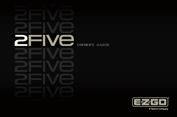 Picture of 2010 – E-Z-GO - 2FIVE - OM - All elec/utility