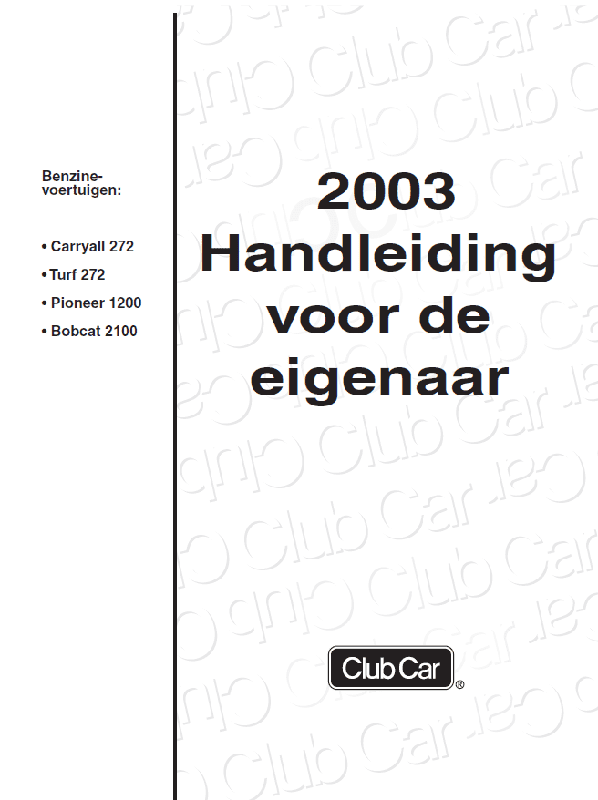 2003 - Club Car - OM - GAS - NL | Carrus - Parts for your carts