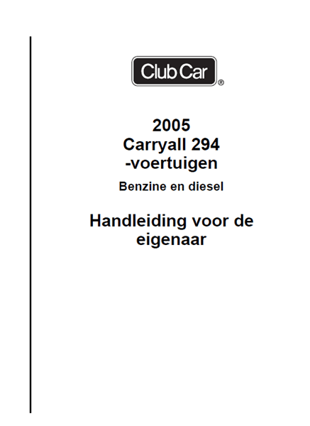 Picture of 2005 - Club Car - CARRYALL - 294 - OM - GAS - NL