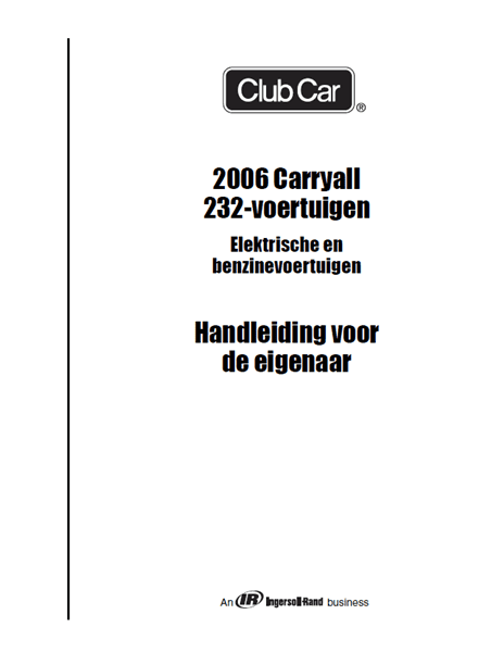 Picture of 2006 - Club Car - CARRYALL 232 - OM - Gasoline & Electric - NL