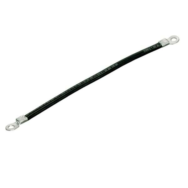 Picture of 4 GA. wire assembly, black 19 lenght