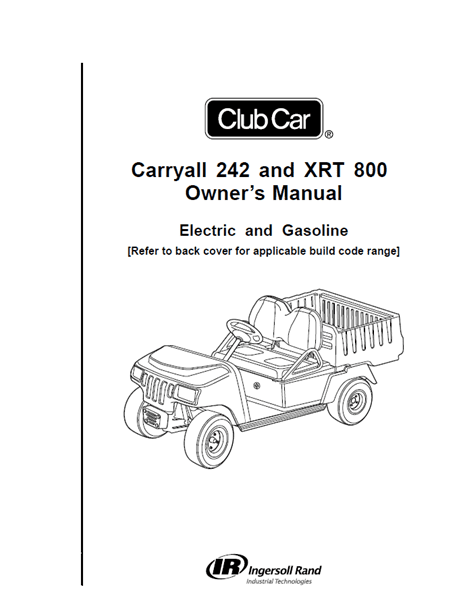 Picture of 2000 UP TO 2014 - CARRYALL 242 - XRT 800 - OM - Gasoline & Electric