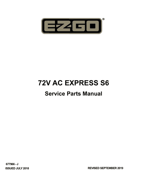 Picture of 2018 – E-Z-GO - EXPRESS S6 72V - SM - All elec/utility