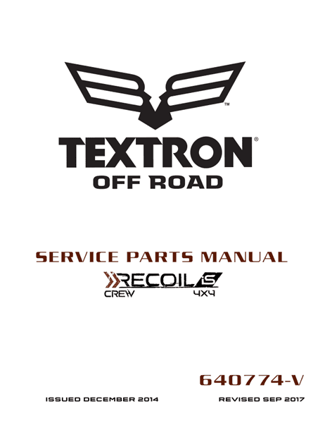 Picture of 2015 – TEXTRON - RECOIL iS CREW - SM - All elec/utility