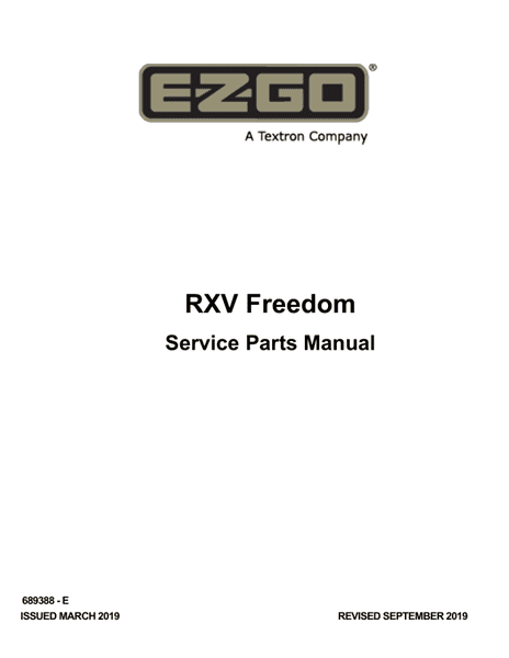 Picture of 2019 – E-Z-GO - RXV FREEDOM - SM - GAS