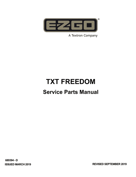 Picture of 2019 - E-Z-GO - TXT FREEDOM - SM - GAS