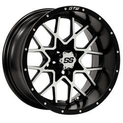 Picture of GTW® Vortex 12x7 Matte Black/Machined Wheel (3:4 Offset)