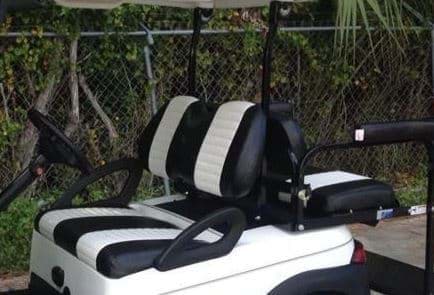 Picture of Seat cover Front and rear seats (bottom and back) Black and white