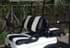 Picture of Seat cover Front and rear seats (bottom and back) Black and white, Picture 1