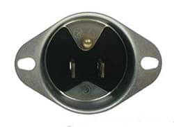 Picture of Motor base 3 pronged, grounded male receptacle