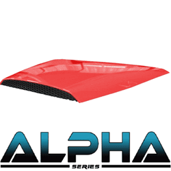 Picture of Red Alpha Series Hood Scoop